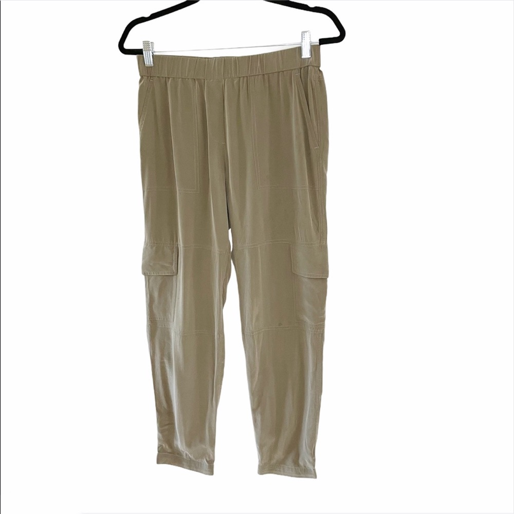 Theory Silk Hamtana Cargo Pants S - Picture 2 of 10